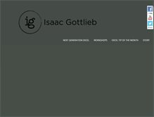 Tablet Screenshot of isaacgottlieb.com
